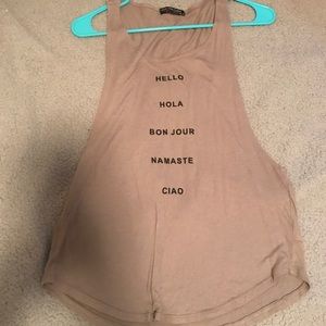Hello Tank Top